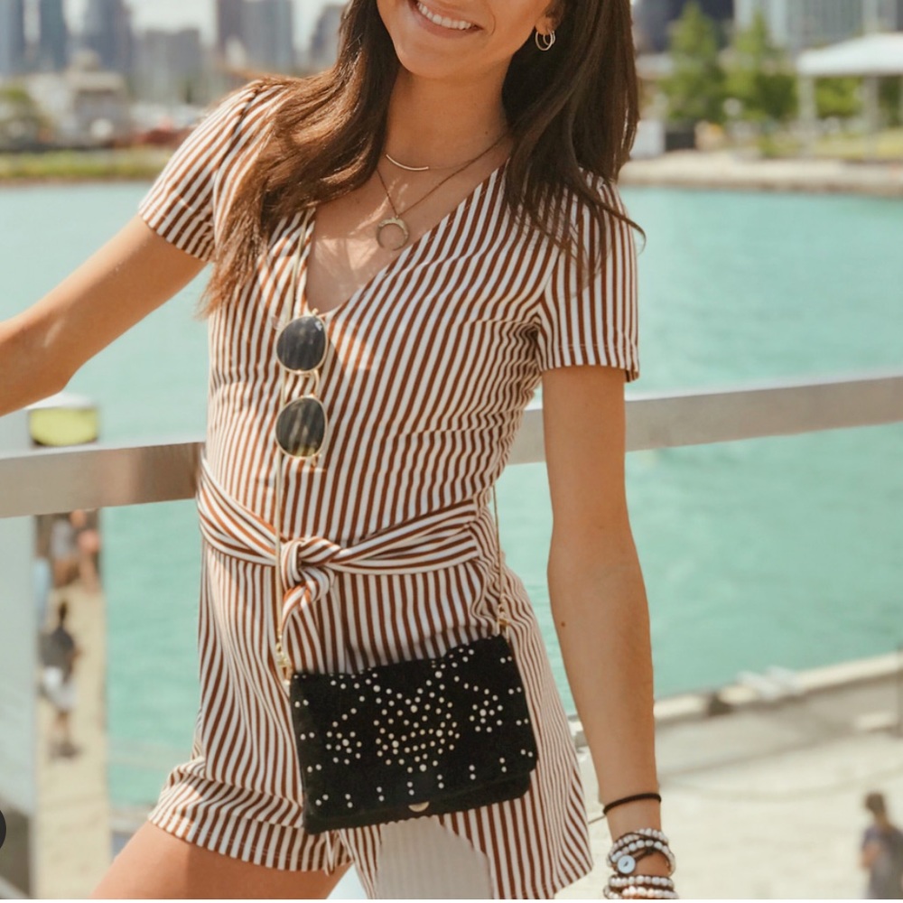 Zara Striped Romper